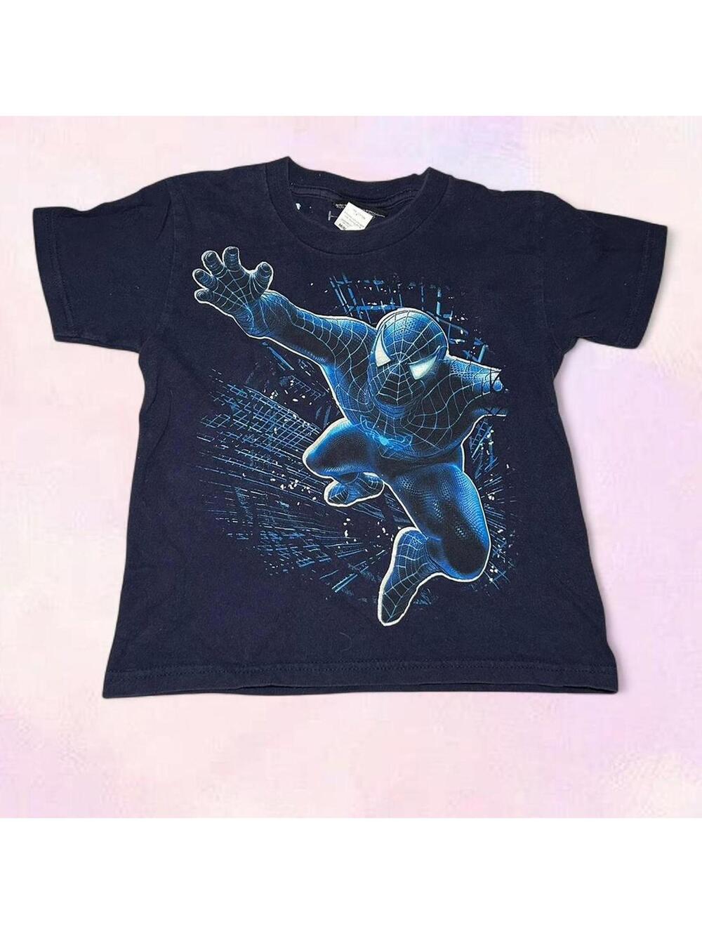 Y2K Children’s Spiderman Blue T-Shirt Size 3T 2007